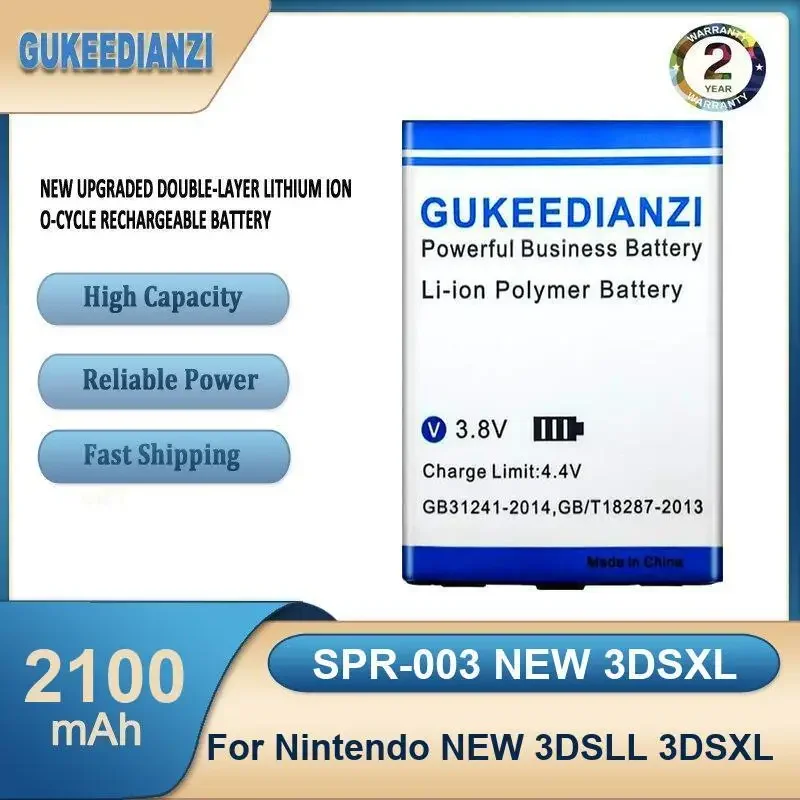SPR-003 NEW 3DSXL 2100mAh High Capacity Handheld Game Console Battery For Nintendo NEW 3DSLL 3DSXL
SPR-003 NEW 3DSXL 2100mAh High Capacity Handheld Game Console Battery For Nintendo NEW 3DSLL 3DSXL