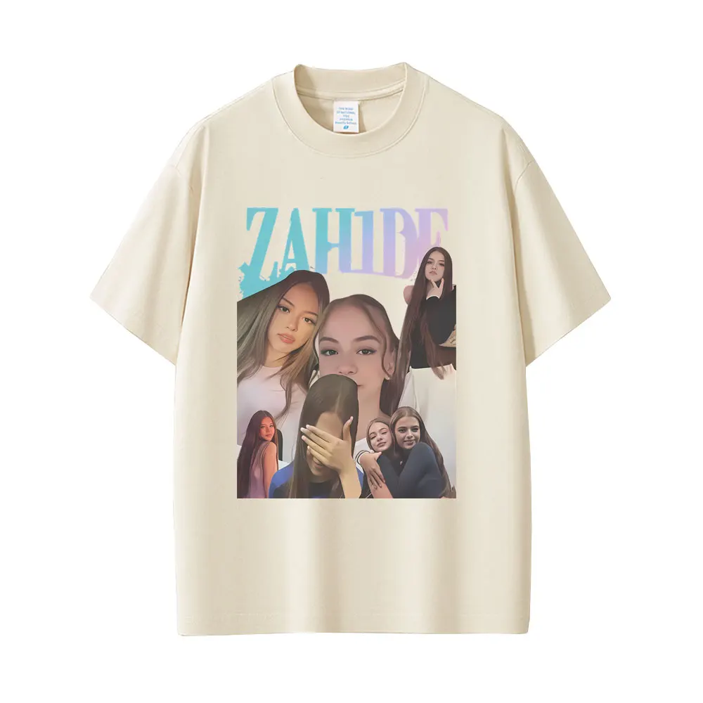 Singer Zahide Funny Meme T Shirts Men Women Fashion Oversized T-shirt Unisex Vintage O-collar Short Sleeve T-shirts Streetwear
Singer Zahide Funny Meme T Shirts Men Women Fashion Oversized T-shirt Unisex Vintage O-collar Short Sleeve T-shirts Streetwear