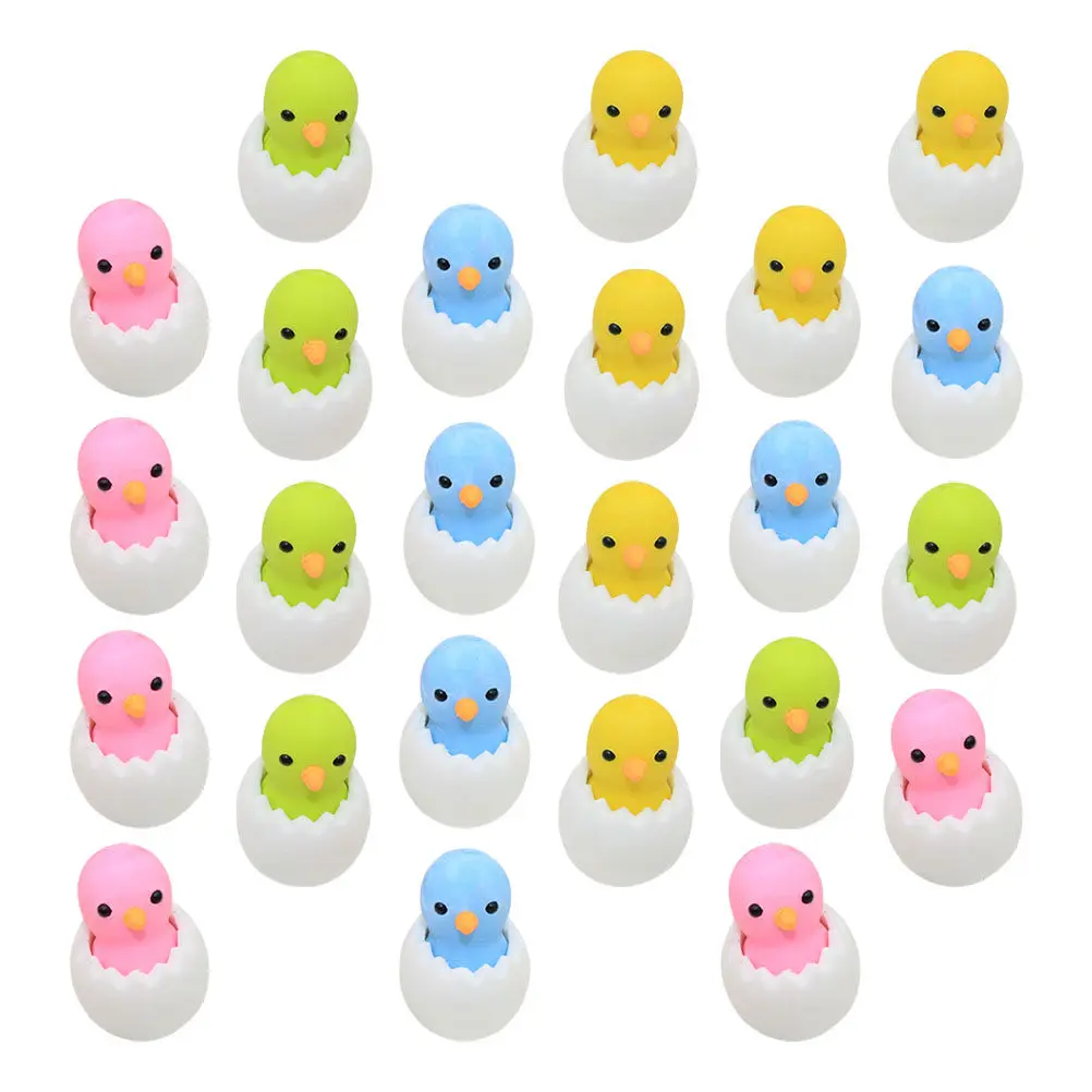 24Pcs Chick Shaped Eraser Erasers for Kids Small Light Erasing Stationery Creative Student Gift Kindergarten School Use Mini
24Pcs Chick Shaped Eraser Erasers for Kids Small Light Erasing Stationery Creative Student Gift Kindergarten School Use Mini