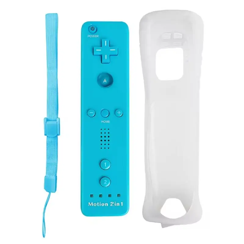 Игровые аксессуары AT82: беспроводной геймпад-джойстик 2-в-1 для консоли Wii с силиконовым чехлом
Игровые аксессуары AT82: беспроводной геймпад-джойстик 2-в-1 для консоли Wii с силиконовым чехлом