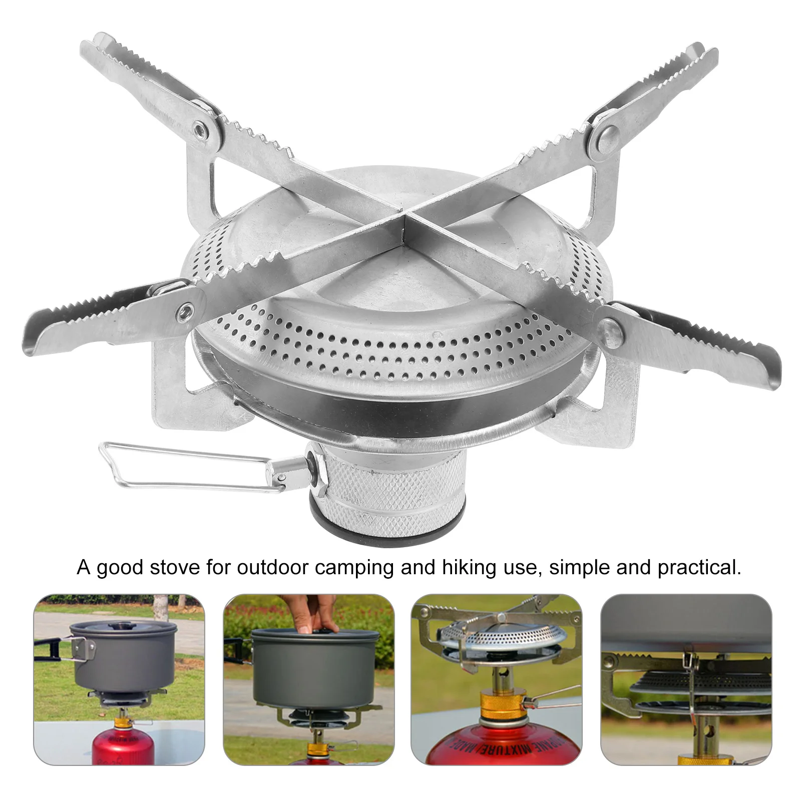 1Pcs Compact Camping Stove Lightweight Outdoor Gas Stove for Backpacking Travel Multipurpose Cooking Tool Stainless Steel
1Pcs Compact Camping Stove Lightweight Outdoor Gas Stove for Backpacking Travel Multipurpose Cooking Tool Stainless Steel
