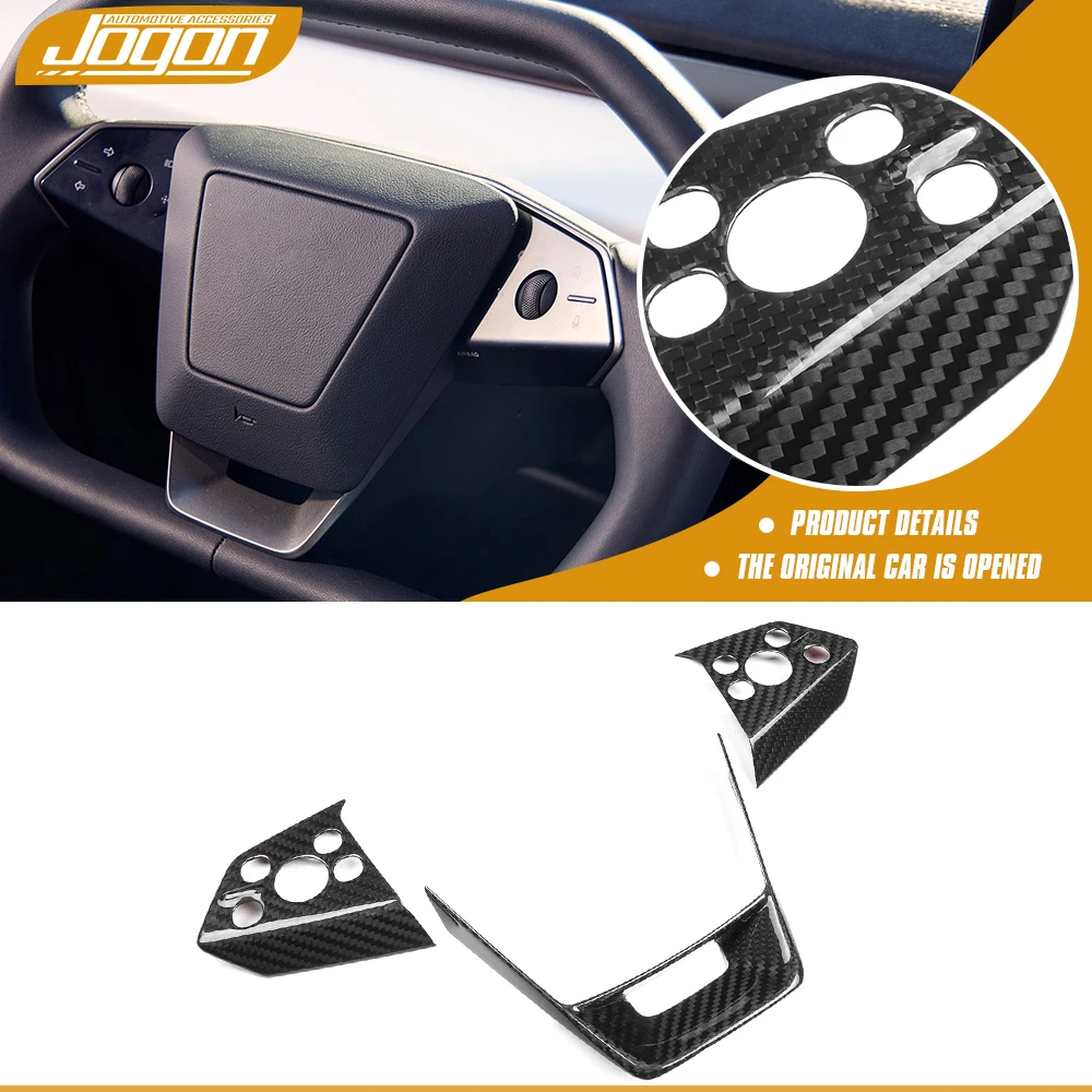 For Tesla Cybertruck Steering Wheel Trim Real Carbon Fiber Decoration Protective Cover For Tesla Cybertruck Interior Accessories
For Tesla Cybertruck Steering Wheel Trim Real Carbon Fiber Decoration Protective Cover For Tesla Cybertruck Interior Accessories