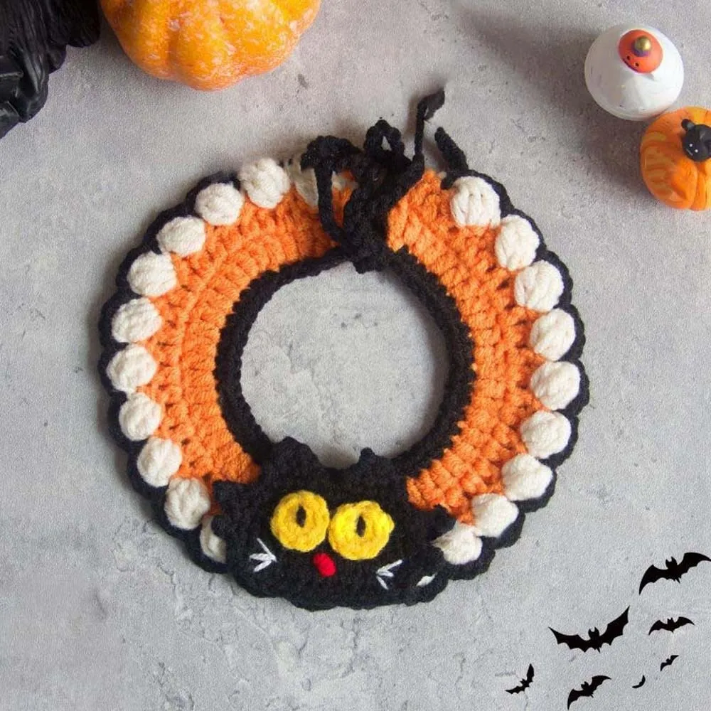Breathable Halloween Pets Costumes Pumpkin Clothes Halloween Cat Headgear Cartoon Hollow Cat Woven Hat Bib Face Decoration
Breathable Halloween Pets Costumes Pumpkin Clothes Halloween Cat Headgear Cartoon Hollow Cat Woven Hat Bib Face Decoration