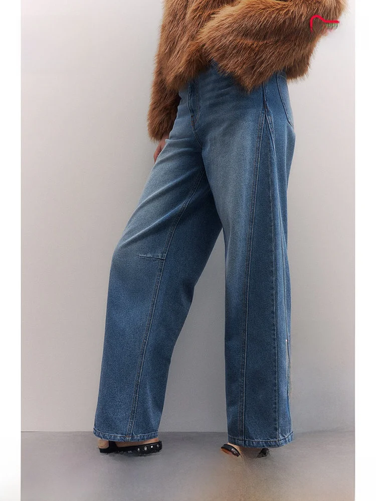 Свободные джинсы с широкими штанинами, женские джинсовые брюки, повседневные, сидячая работа, средняя талия, винтаж, H&M 27225, прямые длинные хлопковые брюки
Свободные джинсы с широкими штанинами, женские джинсовые брюки, повседневные, сидячая работа, средняя талия, винтаж, H&M 27225, прямые длинные хлопковые брюки