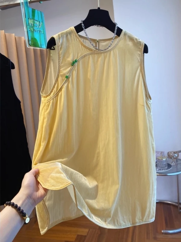 plus Size Men's Silk Velvet Svel irt Traditional Chinese Button Design Breathable Comfortable Summer Faion Top
plus Size Men's Silk Velvet Svel irt Traditional Chinese Button Design Breathable Comfortable Summer Faion Top