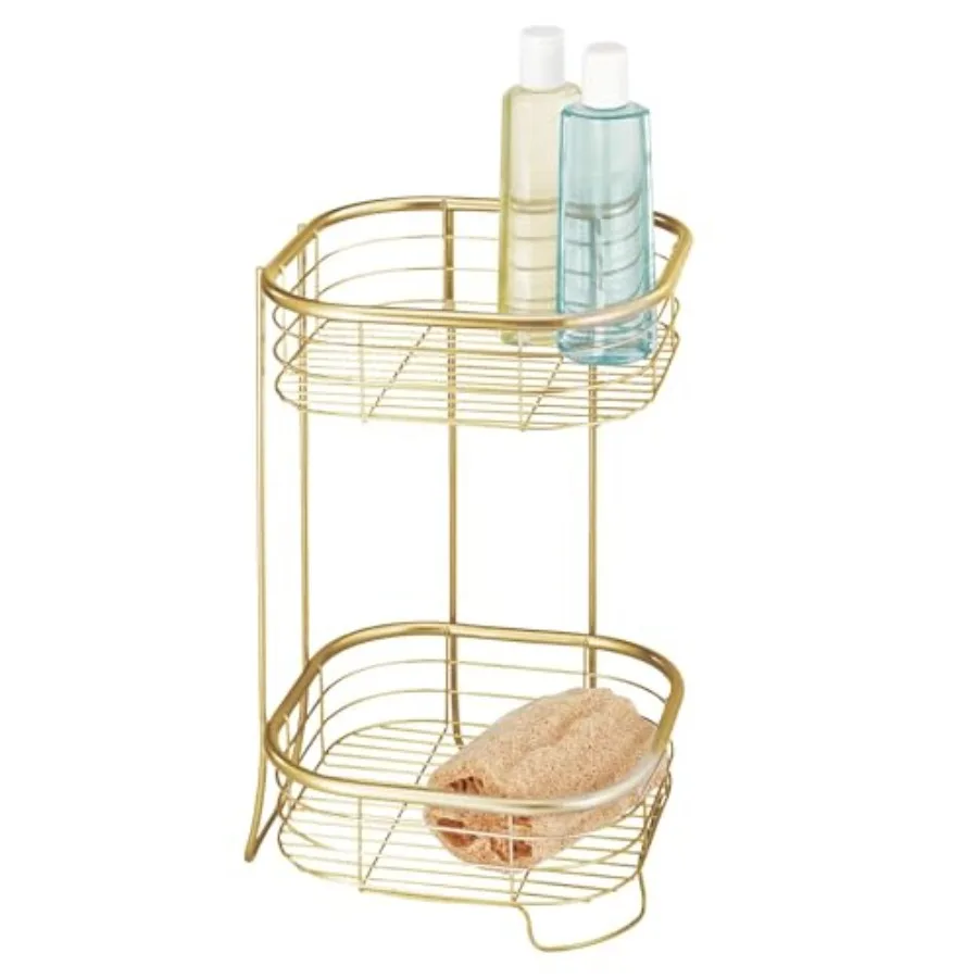 2-Tier Bathroom Freestanding Square Shower Caddy Organizer
2-Tier Bathroom Freestanding Square Shower Caddy Organizer