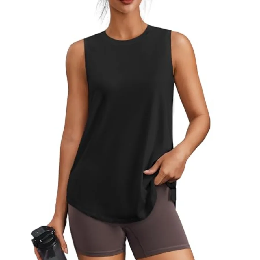 PINSPARK Workout Tops for Women Sleeveless Athletic Tank Tops UPF 50+ Running Tanks with Side Slits Loose Fit Gym Yoga Shirt
PINSPARK Workout Tops for Women Sleeveless Athletic Tank Tops UPF 50+ Running Tanks with Side Slits Loose Fit Gym Yoga Shirt