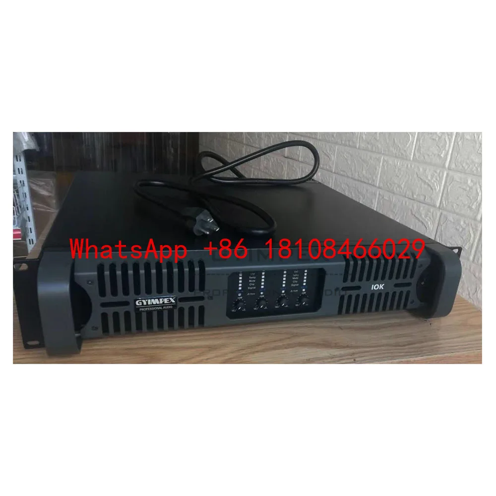 Audio Sound Equipment Class TD 4 Channels 1300W 2 Ohms Switch Power Amplifier Professional for 18 Inch Line Array Speaker
Audio Sound Equipment Class TD 4 Channels 1300W 2 Ohms Switch Power Amplifier Professional for 18 Inch Line Array Speaker