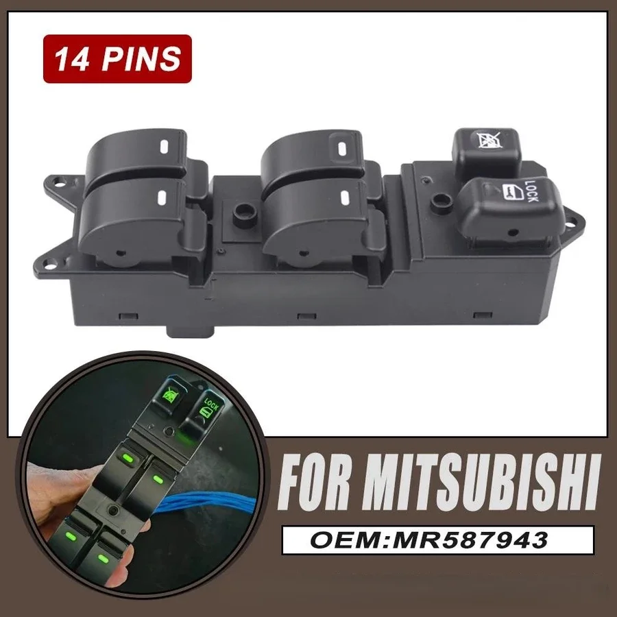 MR587943 8608A196 Главный переключатель стеклоподъемника для Mitsubishi Endeavour Lancer Montero Galant 2004-2009 Автомобильные аксессуары
MR587943 8608A196 Главный переключатель стеклоподъемника для Mitsubishi Endeavour Lancer Montero Galant 2004-2009 Автомобильные аксессуары