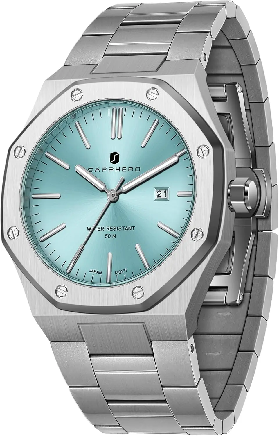 Men's Stainless Steel Quartz Watch, 30M Waterproof with Date Display, Fashion Business Wristwatch for Gifting
Men's Stainless Steel Quartz Watch, 30M Waterproof with Date Display, Fashion Business Wristwatch for Gifting