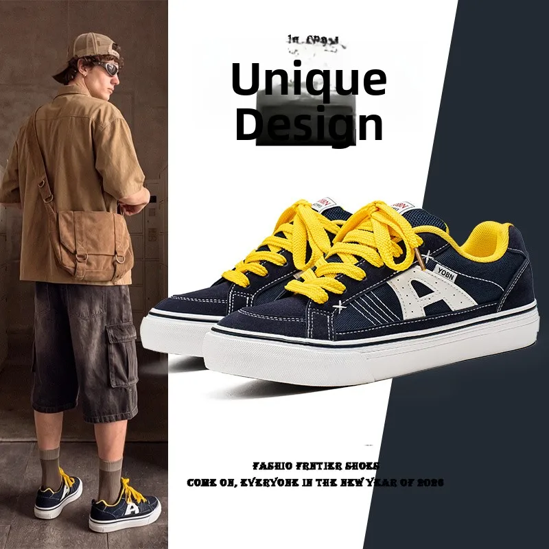 Men's Low-Top Casual Sneakers Soft Bottom Lightweight Summer Shoes Trendy Original Design Youth Sports Shoes Breathable Mesh
Men's Low-Top Casual Sneakers Soft Bottom Lightweight Summer Shoes Trendy Original Design Youth Sports Shoes Breathable Mesh