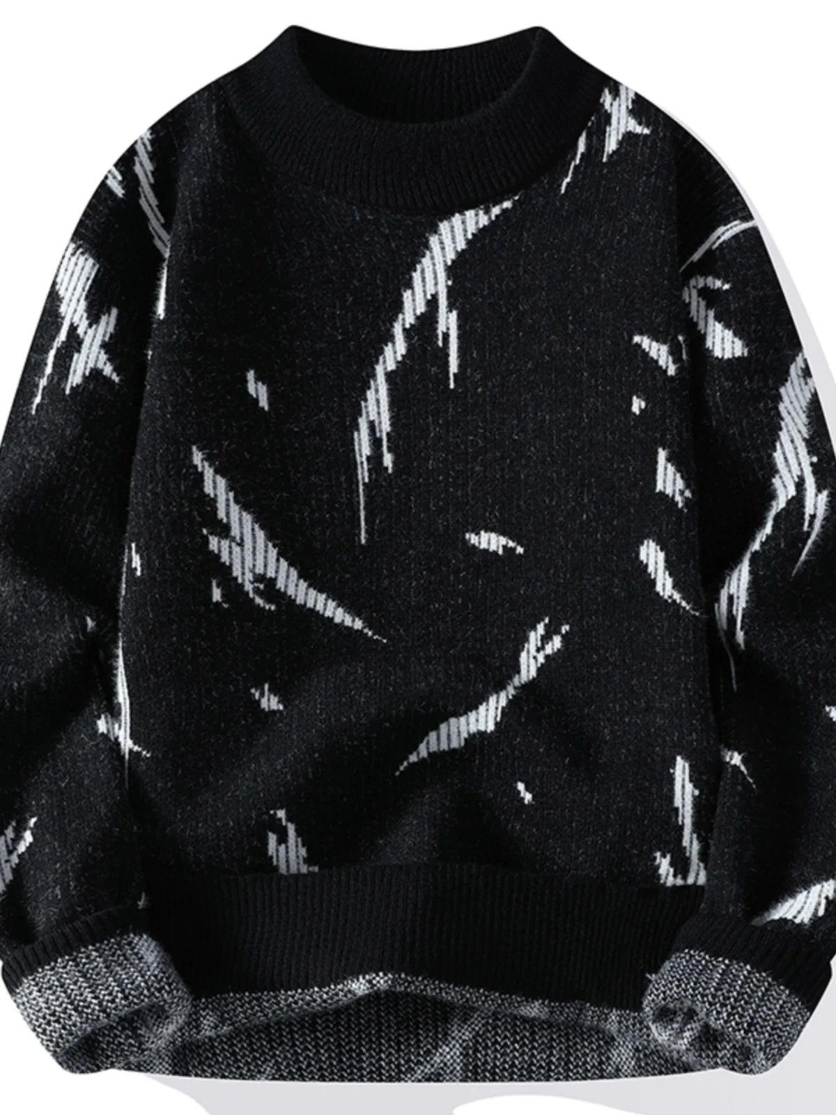 Модный мужской вязаный свитер с высоким воротником и вышивкой цифрового цветочного цвета, осень-зима, новый нечеткие молодежное витили Sle Lon...
Модный мужской вязаный свитер с высоким воротником и вышивкой цифрового цветочного цвета, осень-зима, новый нечеткие молодежное витили Sle Lon...