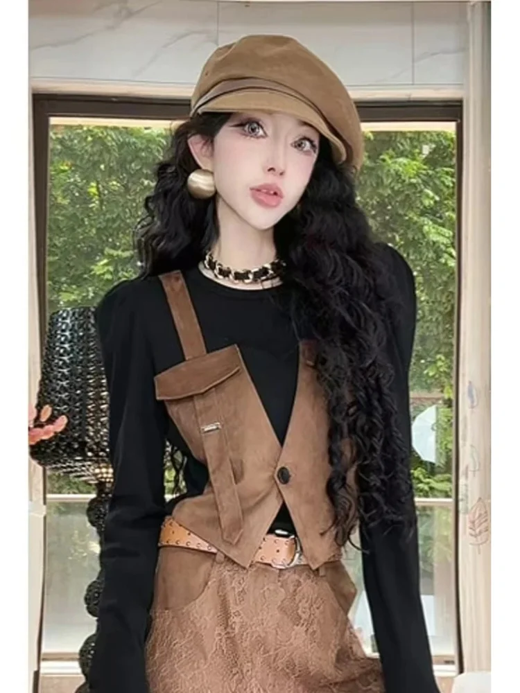 Cool Neline T-irt Korean Sle Loose Fit Long Sve round Ne Top for Young Women Faionable Autumn Wear Casual irt
Cool Neline T-irt Korean Sle Loose Fit Long Sve round Ne Top for Young Women Faionable Autumn Wear Casual irt