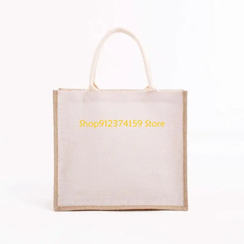 G5AE Burlap Tote Bags Laminated Interior Jute Tote Bag Cotton Handles for Bridesmaid Wedding Gift DIY Art Crafts Decorating
G5AE Burlap Tote Bags Laminated Interior Jute Tote Bag Cotton Handles for Bridesmaid Wedding Gift DIY Art Crafts Decorating