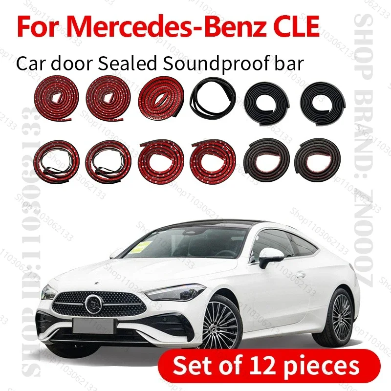 For Mercedes-Benz CLE Car Door Seal Strip Rubber Double Layer Sealing Protector Soundproof Strip Dustproof Seal Strip 12PCS Set
For Mercedes-Benz CLE Car Door Seal Strip Rubber Double Layer Sealing Protector Soundproof Strip Dustproof Seal Strip 12PCS Set