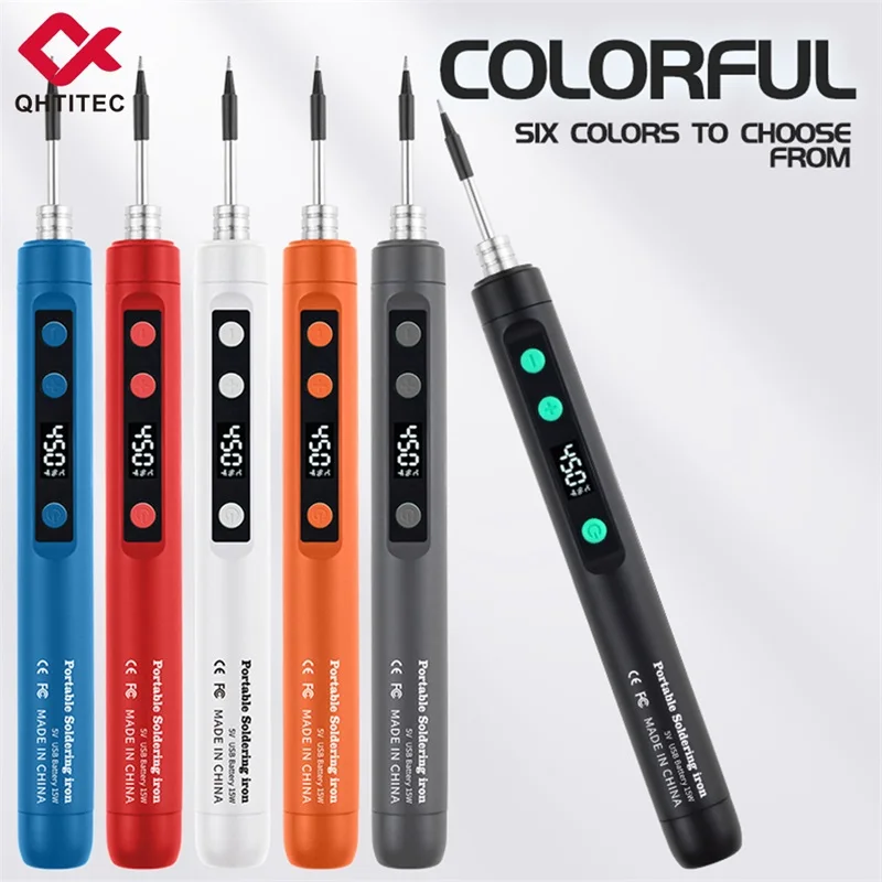 USB Wireless Soldering Iron Portable 5V 15W built-in battery with Three-Level Temperature Control Wireless Mini Soldering Tools
USB Wireless Soldering Iron Portable 5V 15W built-in battery with Three-Level Temperature Control Wireless Mini Soldering Tools