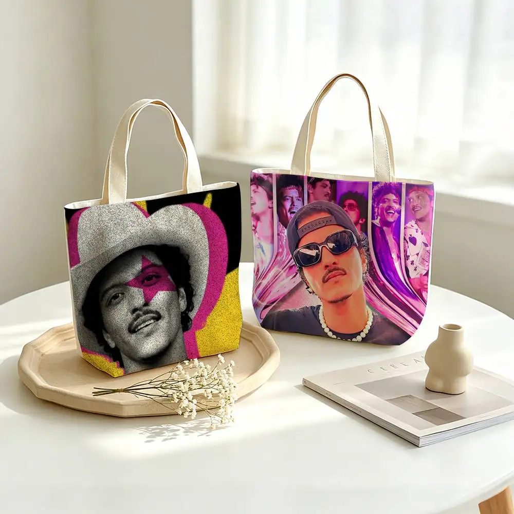 Pop Singer B-Bruno M-Mars Printed Canvas Tote Bag Shoulder Bag Commuter Mommy Shopping Bag
Pop Singer B-Bruno M-Mars Printed Canvas Tote Bag Shoulder Bag Commuter Mommy Shopping Bag