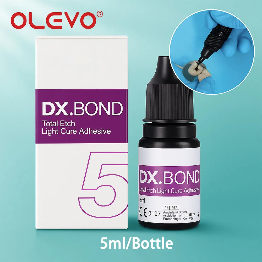 5ml/Bottle Dental Total Etch Light Cure Adhesive Dentex BOND One Step Dentin Enamel Resin Bonding Agents Dentistry Materials
5ml/Bottle Dental Total Etch Light Cure Adhesive Dentex BOND One Step Dentin Enamel Resin Bonding Agents Dentistry Materials