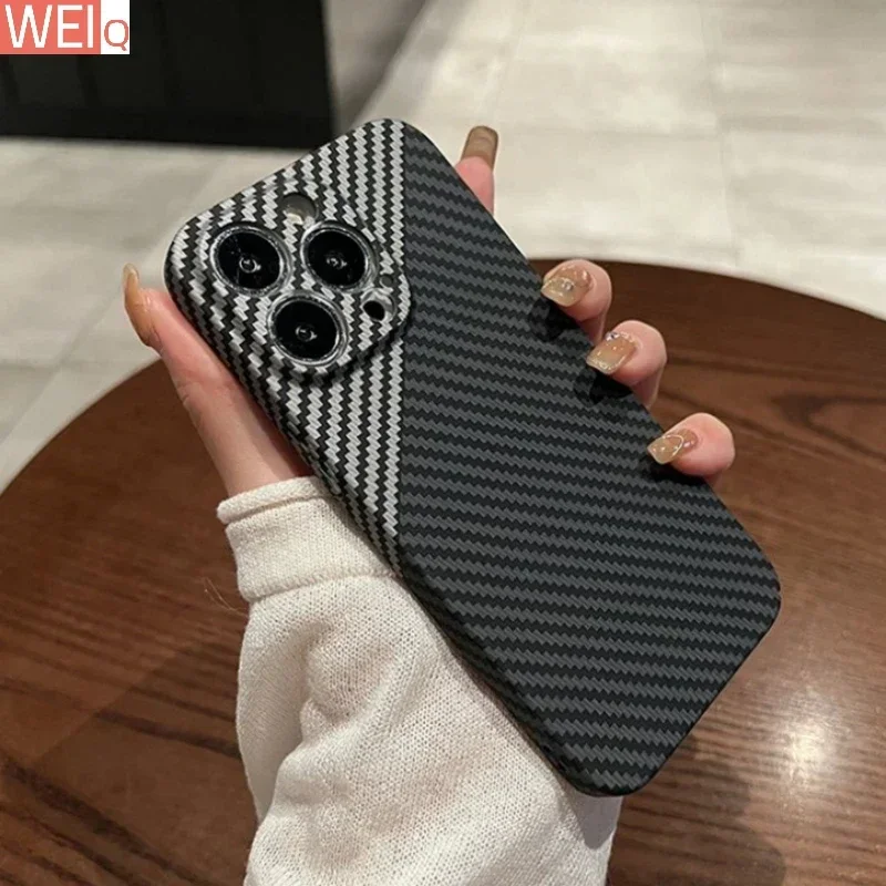 Luxury Ultra Thin Carbon Fiber Texture Matte Phone Case For iPhone 15 14 13 11 12 Pro X XS Max XR Plus Shockproof Hard PC Cover
Luxury Ultra Thin Carbon Fiber Texture Matte Phone Case For iPhone 15 14 13 11 12 Pro X XS Max XR Plus Shockproof Hard PC Cover