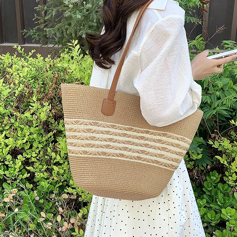 Fashionable casual bag 2024 new trend single shoulder texture simple handbag armpit bag woven bag
Fashionable casual bag 2024 new trend single shoulder texture simple handbag armpit bag woven bag