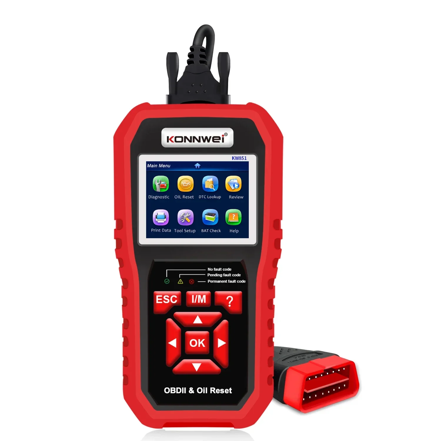 KONNWEI OBD2 KW851 Автомобильный сканер OBD 2, профессиональные диагностические инструменты, инструмент для сброса автомобиля, считыватель контрольных кодов двигателя
KONNWEI OBD2 KW851 Автомобильный сканер OBD 2, профессиональные диагностические инструменты, инструмент для сброса автомобиля, считыватель контрольных кодов двигателя