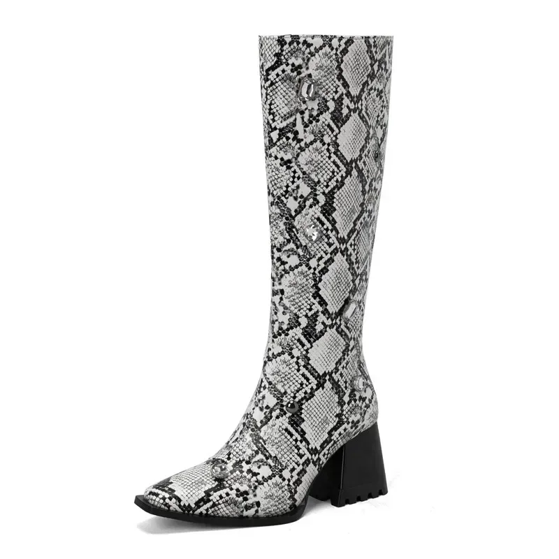 Fashion Knee High Women Boots Rhinestone Block Heels Pink Yellow Croc Winter Party Club Lady Square Toe Rivet Zipper Long Boots
Fashion Knee High Women Boots Rhinestone Block Heels Pink Yellow Croc Winter Party Club Lady Square Toe Rivet Zipper Long Boots