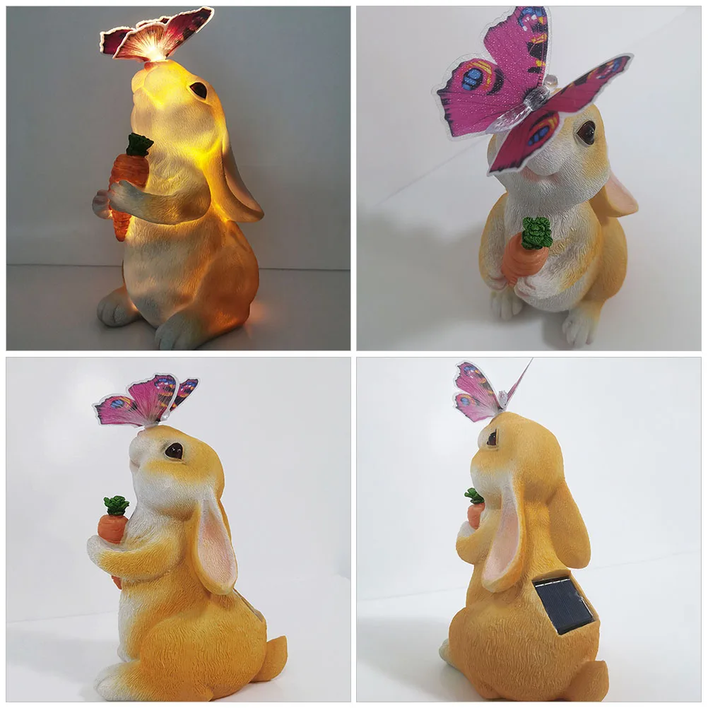 Rabbit Light Bunny Statue Outdoor Garden Decor Lawn Lamp Yard Decorations Carrot Design Resin Statue for Patio Pathway Driveway
Rabbit Light Bunny Statue Outdoor Garden Decor Lawn Lamp Yard Decorations Carrot Design Resin Statue for Patio Pathway Driveway