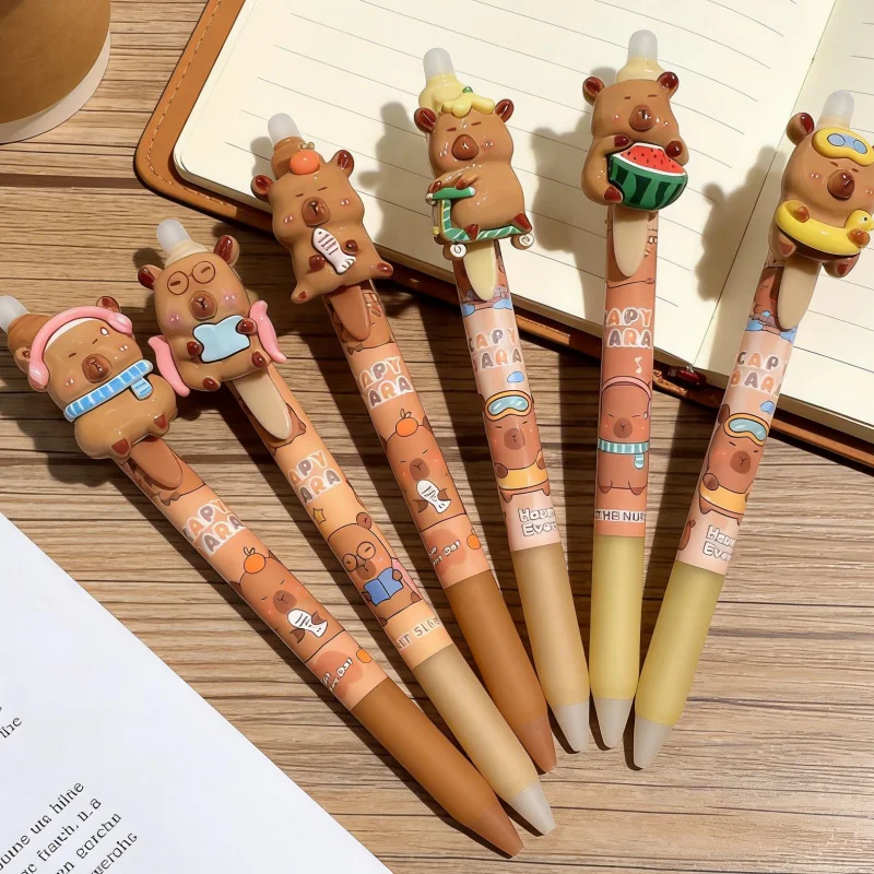 Набор из 7 ручек-калькаров в форме капибары с термочувствительными стираемыми чернилами, в стиле Ins, для студентов, милые гелевые ручки высокого качества, шариковые ручки, праздничные подарки, небольшие призы
Набор из 7 ручек-калькаров в форме капибары с термочувствительными стираемыми чернилами, в стиле Ins, для студентов, милые гелевые ручки высокого качества, шариковые ручки, праздничные подарки, небольшие призы