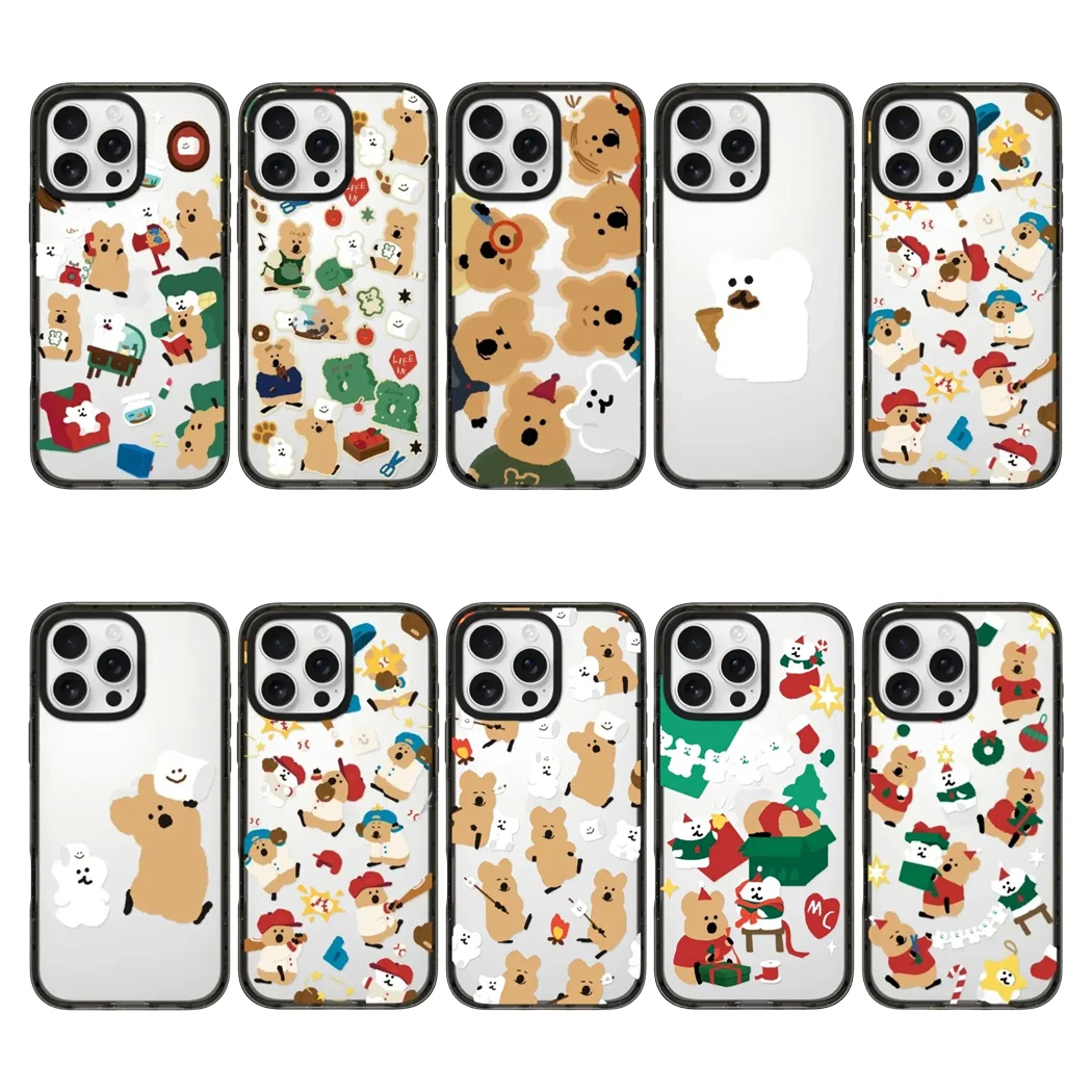New Year Christmas Bear 2.0 Acrylic Border Phone Cover for IPhone 14 15 16 17 Pro Max Case for IPhone 17Pro
New Year Christmas Bear 2.0 Acrylic Border Phone Cover for IPhone 14 15 16 17 Pro Max Case for IPhone 17Pro