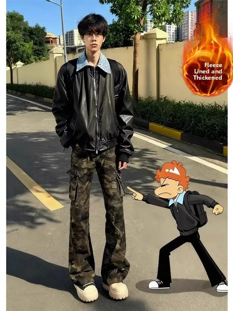 Мужские зимние рабочие брюки Cleanfit с камуфляжным принтом, с высокой талией, на флисовой подкладке, облегающие, джинсы-буткэт, утилитарные брюки
Мужские зимние рабочие брюки Cleanfit с камуфляжным принтом, с высокой талией, на флисовой подкладке, облегающие, джинсы-буткэт, утилитарные брюки