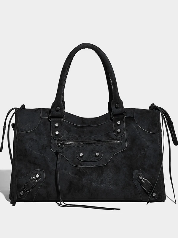 Большая мотоциклетная сумка Capaci, женская сумка через плечо с заклепками в стиле ретро, высококачественная пригородная сумка, повседневная простая сумка из искусственной кожи
Большая мотоциклетная сумка Capaci, женская сумка через плечо с заклепками в стиле ретро, высококачественная пригородная сумка, повседневная простая сумка из искусственной кожи