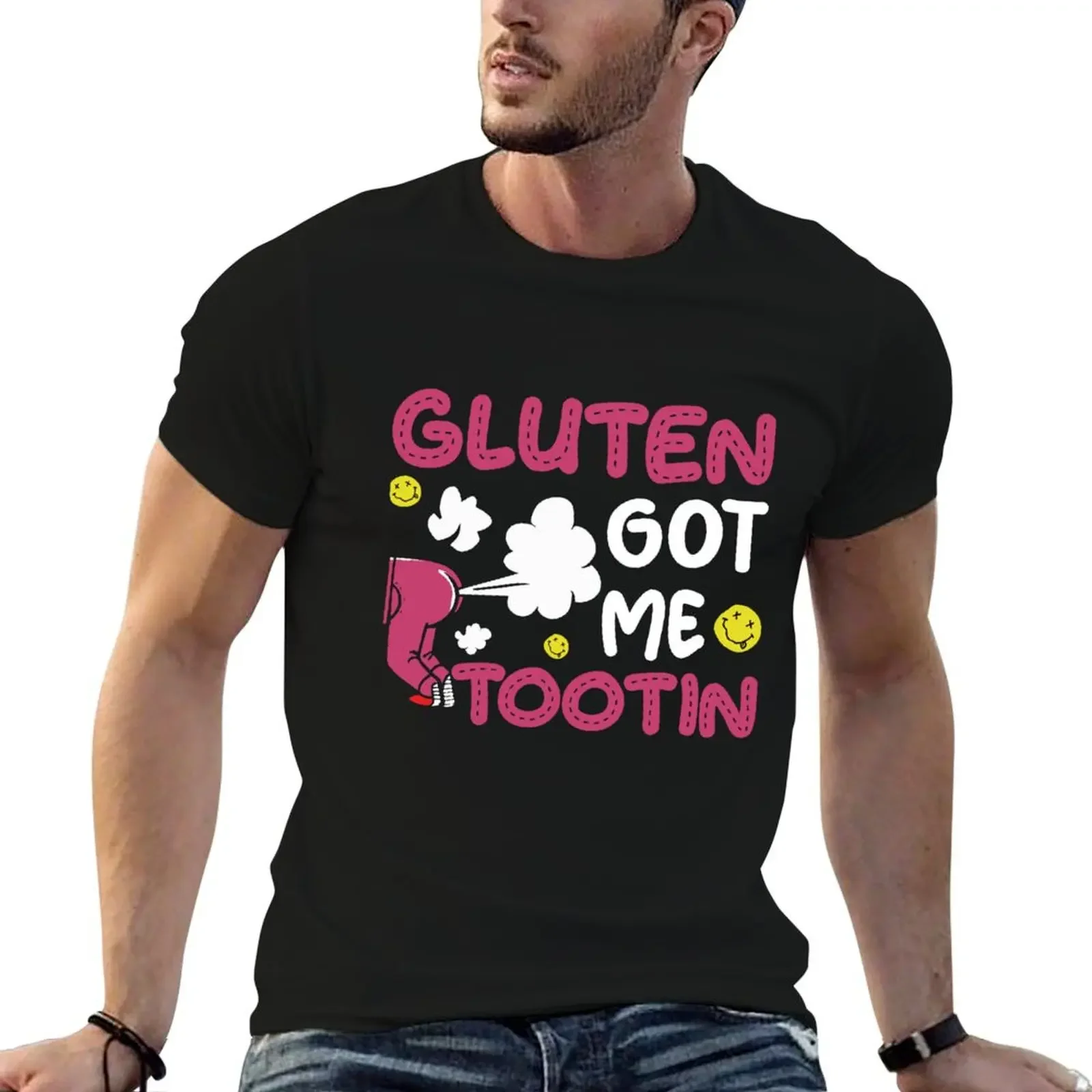 Gluten Got Me Tootin - Gluten Allergy Celiac Disease T-Shirt Anime t-shirt shirts graphic Men's clothing
Gluten Got Me Tootin - Gluten Allergy Celiac Disease T-Shirt Anime t-shirt shirts graphic Men's clothing
