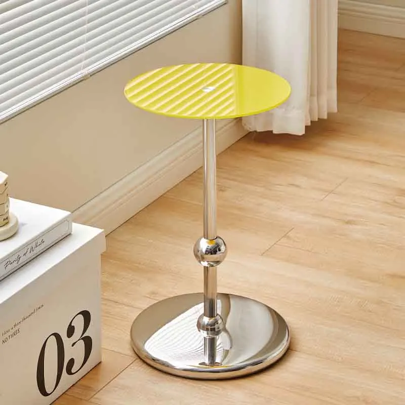 Round Stainless Steel Coffee Table, Glass Tea Table, Living Room Sofa Side Table, Creative Storage Desk, Storage Rack, Furniture
Round Stainless Steel Coffee Table, Glass Tea Table, Living Room Sofa Side Table, Creative Storage Desk, Storage Rack, Furniture