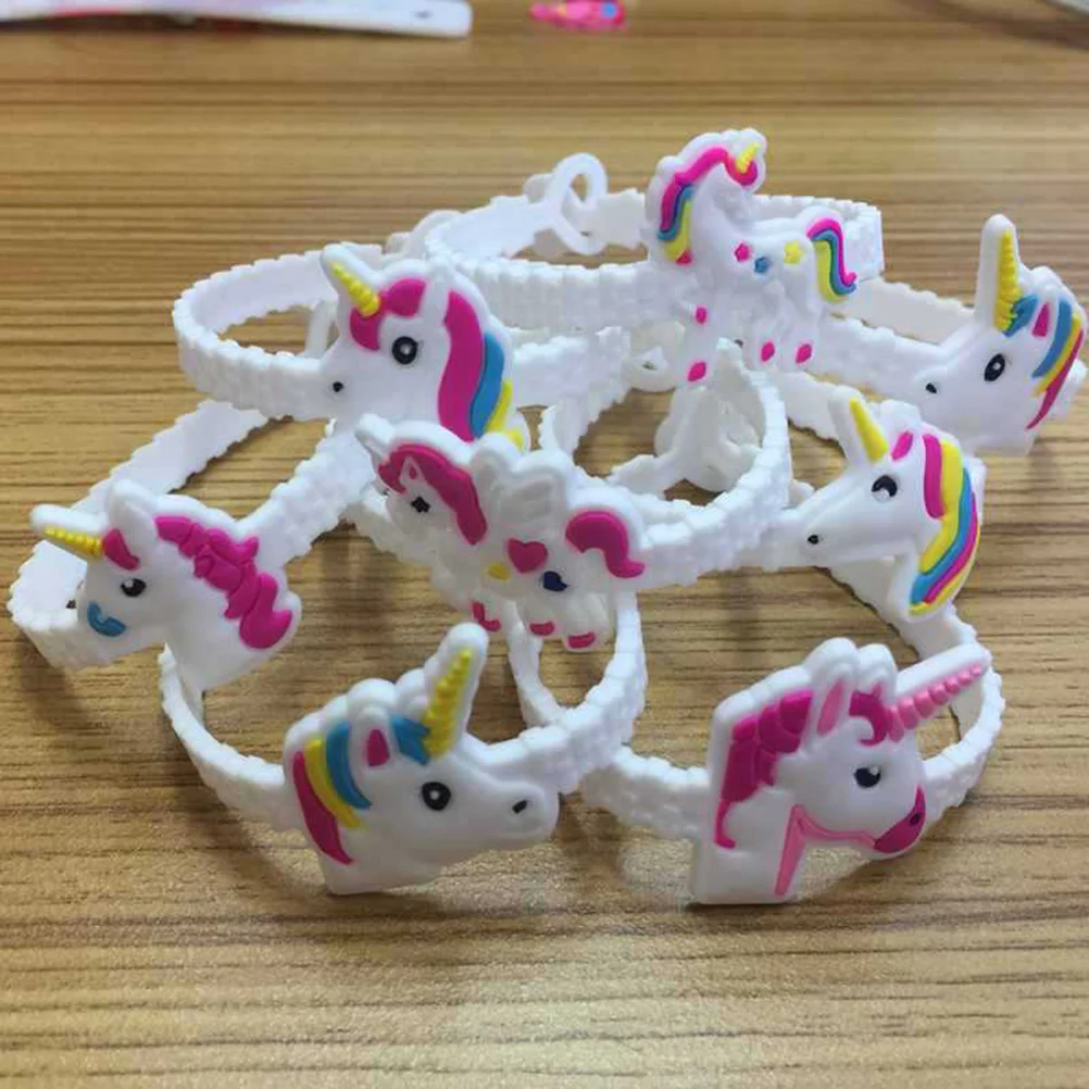 25pcs Bracelet Silicone Wristbands Kids Rainbow Charm Adjustable Closure Unicorn Charm Bracelet Toy Gift Bracelets
25pcs Bracelet Silicone Wristbands Kids Rainbow Charm Adjustable Closure Unicorn Charm Bracelet Toy Gift Bracelets