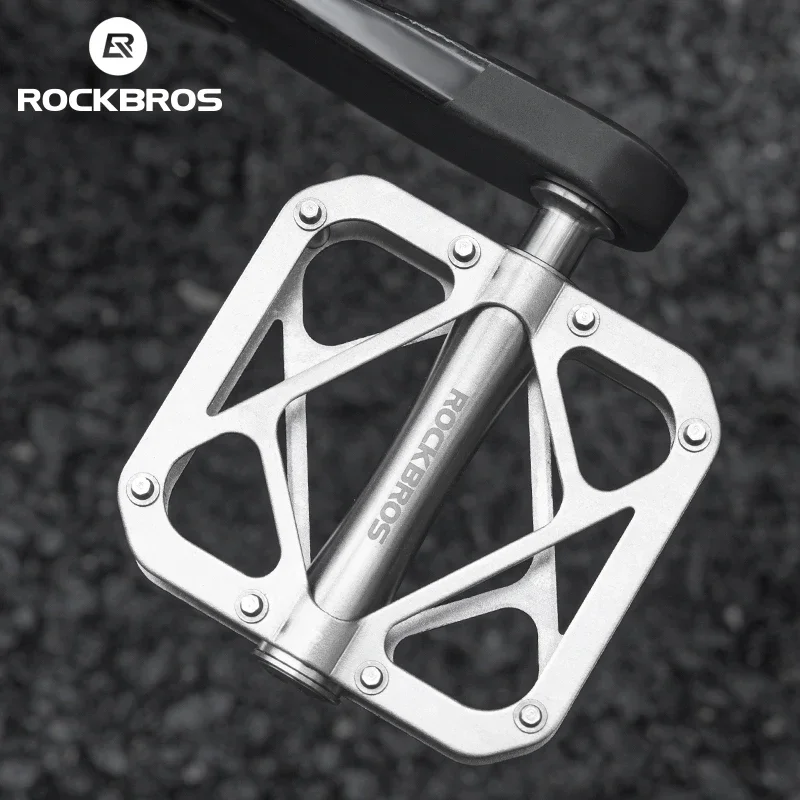 ROCKBROS Bicycle Pedals Ultralight Titanium Alloy Pedals Waterproof Sealed Anti-slip Wide Tread Flat Pedals MTB Bike Accessories
ROCKBROS Bicycle Pedals Ultralight Titanium Alloy Pedals Waterproof Sealed Anti-slip Wide Tread Flat Pedals MTB Bike Accessories