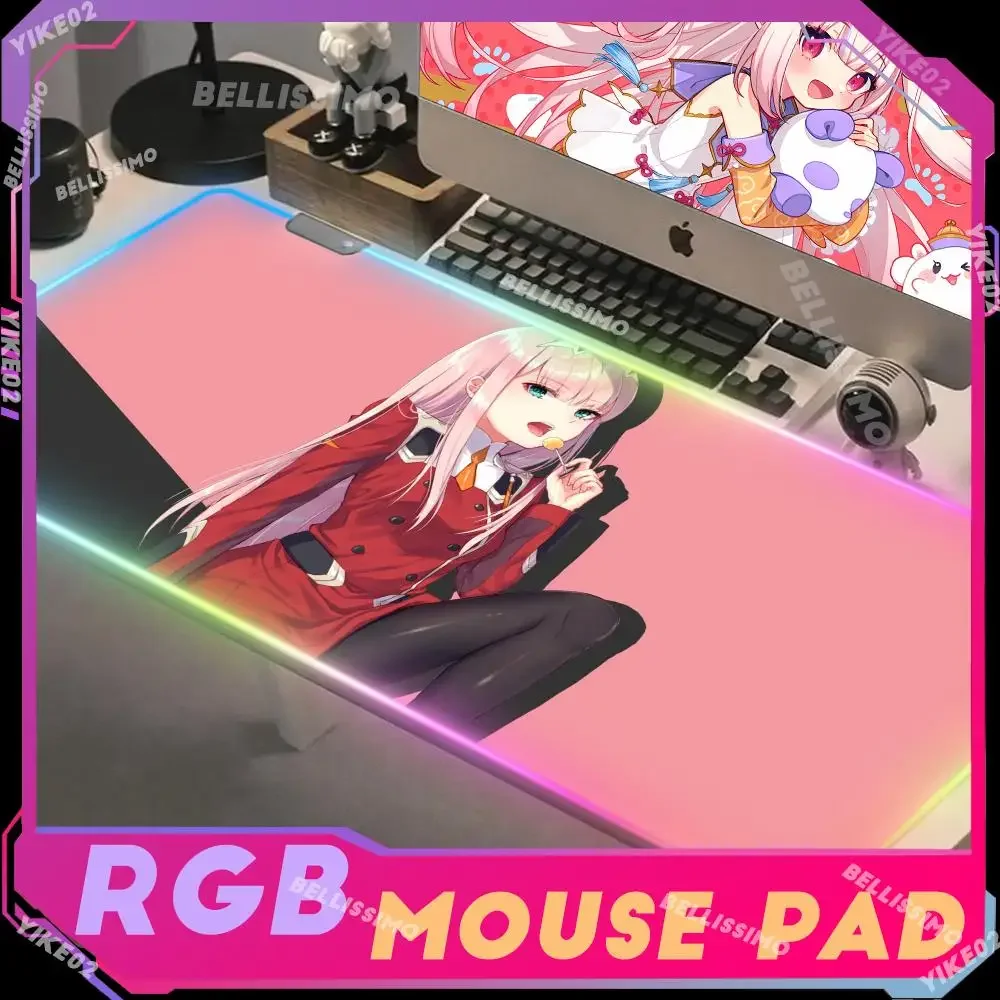 RGB Anti-slip Cool trend Mouse Pad Gamer Large Mousepad AnimeXL Mouse Mat Darling in the FranXX Carpet LED Rubber Keyboard Pads
RGB Anti-slip Cool trend Mouse Pad Gamer Large Mousepad AnimeXL Mouse Mat Darling in the FranXX Carpet LED Rubber Keyboard Pads