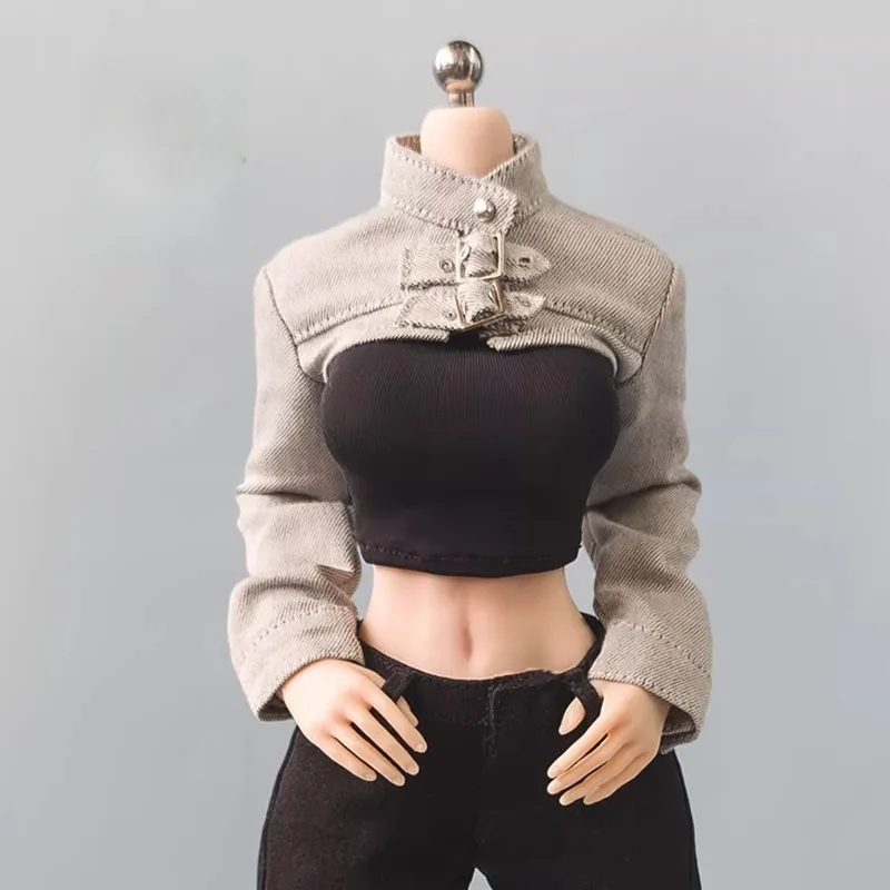 1/6 Scale Black Denim Jacket Wide Leg Pants Clothing Model for 12'' Female Soldier Action Figures VCD-01A Accessories
1/6 Scale Black Denim Jacket Wide Leg Pants Clothing Model for 12'' Female Soldier Action Figures VCD-01A Accessories