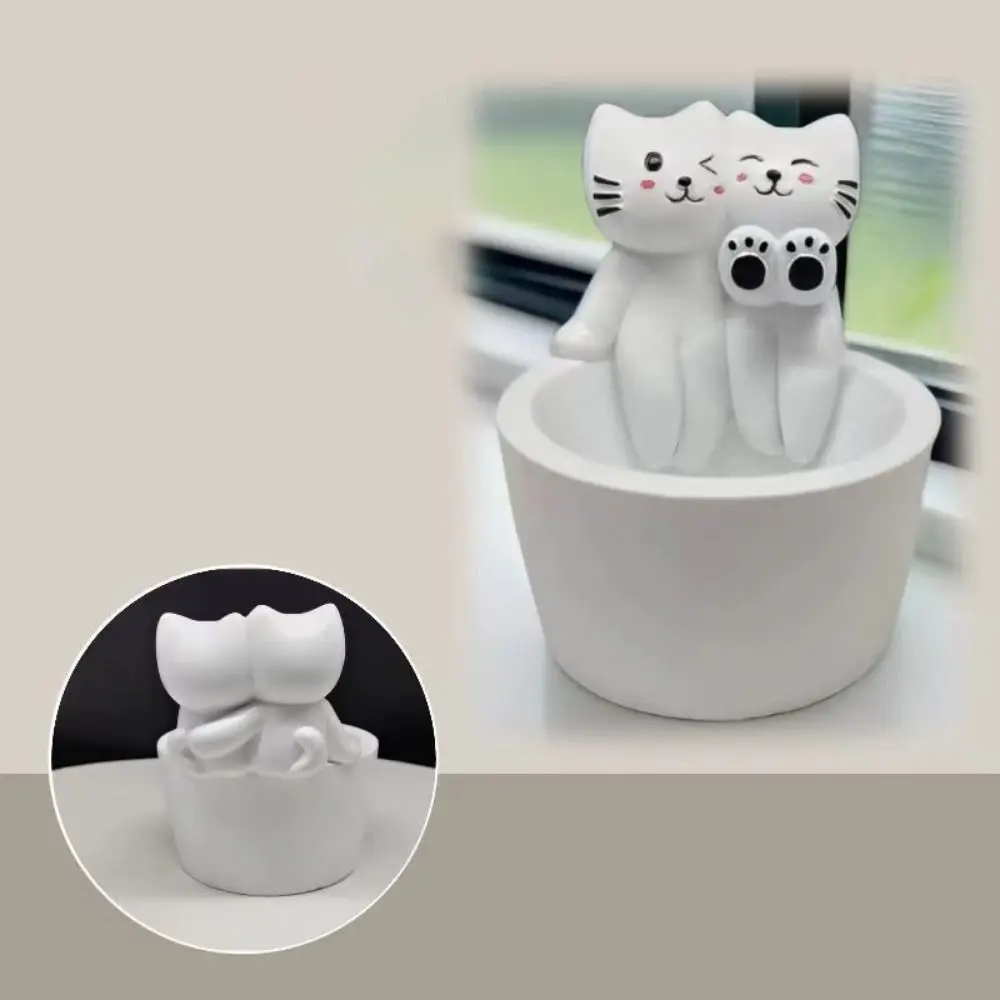 Simple Handmade Kitten Candle Holders Exquisite Cute Cat Candlestick Holder Cartoon Desktop Candlestick Ornament Home Decor
Simple Handmade Kitten Candle Holders Exquisite Cute Cat Candlestick Holder Cartoon Desktop Candlestick Ornament Home Decor