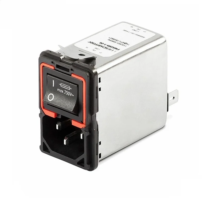 1 Piece FN9280-2-100 AC Power Entry Modules 2A SINGLE STAGE FLTR FLANGE MOUNT
1 Piece FN9280-2-100 AC Power Entry Modules 2A SINGLE STAGE FLTR FLANGE MOUNT