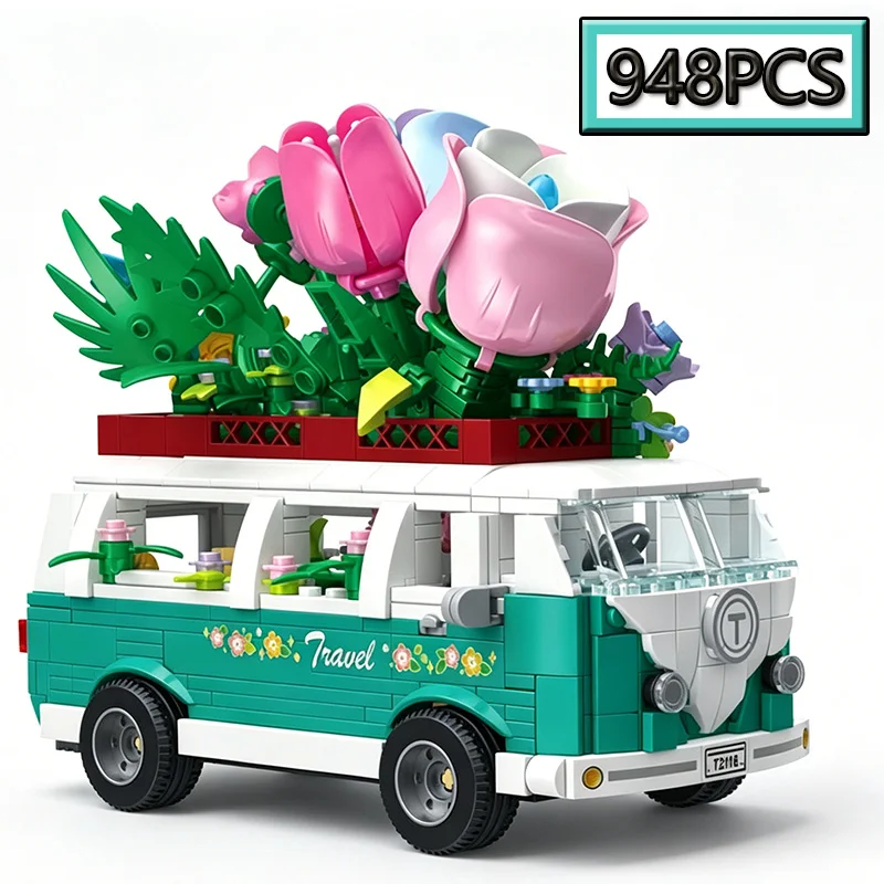 MOC 948PCS Creative Bread Flower Shop Building Block Model City Street View Ornament Children's Puzzle Toy Birthday Gift
MOC 948PCS Creative Bread Flower Shop Building Block Model City Street View Ornament Children's Puzzle Toy Birthday Gift
