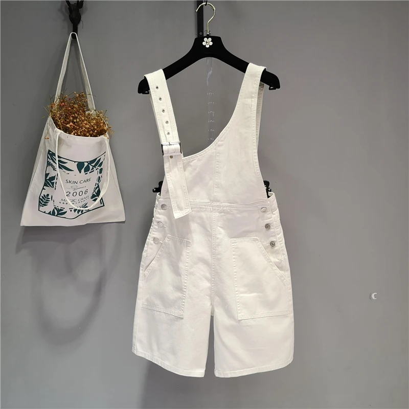 Fashionable Denim Overalls Women's Short Shorts Summer New Arrival High Waist Loose Wide Leg Junior Size Age Reduction
Fashionable Denim Overalls Women's Short Shorts Summer New Arrival High Waist Loose Wide Leg Junior Size Age Reduction