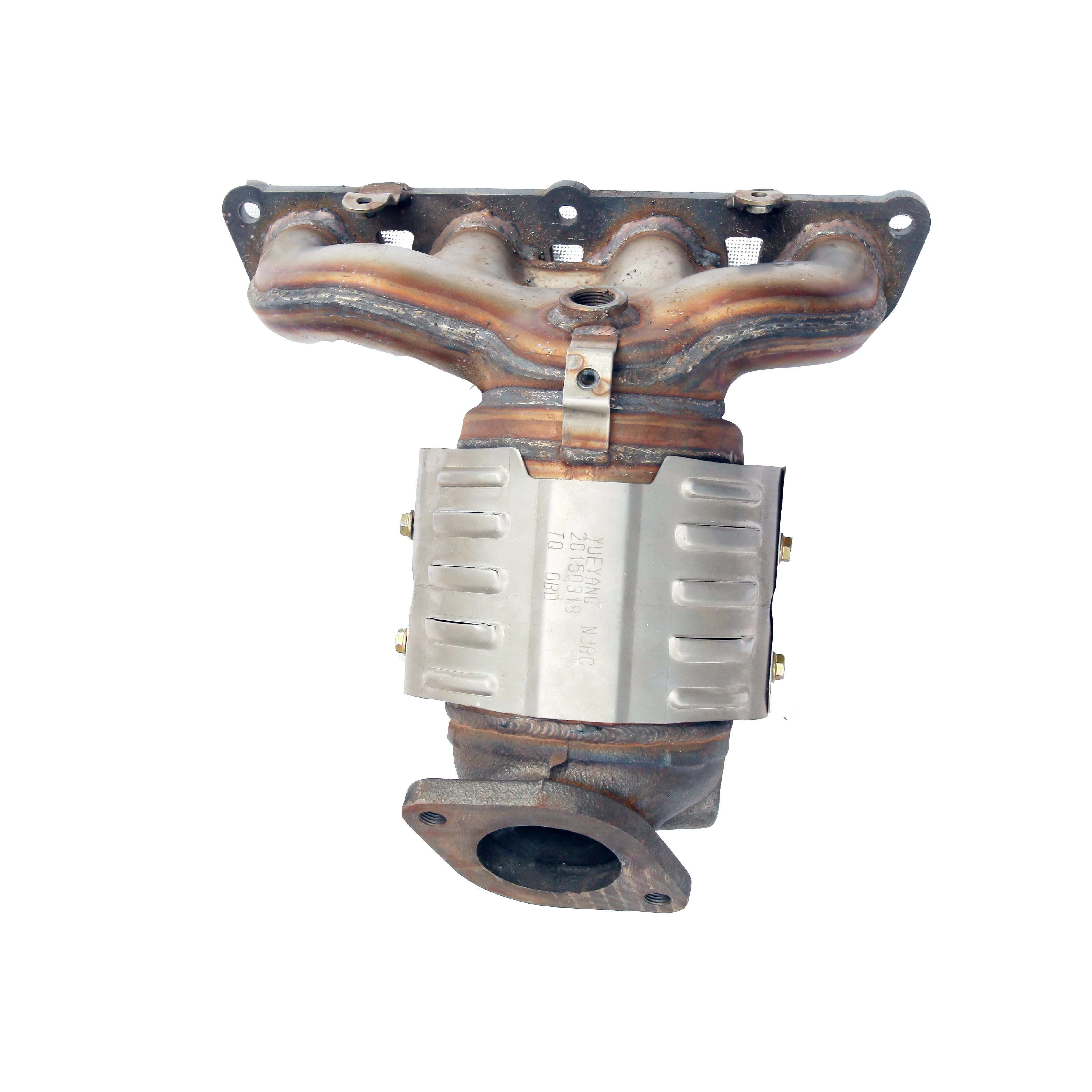 High Quality Exhaust Manifold Auto Front Part Direct Fit Catalytic Converter for Hyundai Sonata 8 2.0 2.4 Exhaust Customized
High Quality Exhaust Manifold Auto Front Part Direct Fit Catalytic Converter for Hyundai Sonata 8 2.0 2.4 Exhaust Customized