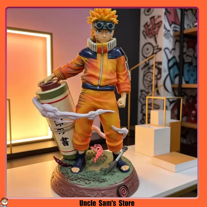 Naruto Shippuden Young Uzumaki Naruto Figure 40cm PVC action Figure Big Sealed Scroll design Base Collectible Statue Model
Naruto Shippuden Young Uzumaki Naruto Figure 40cm PVC action Figure Big Sealed Scroll design Base Collectible Statue Model