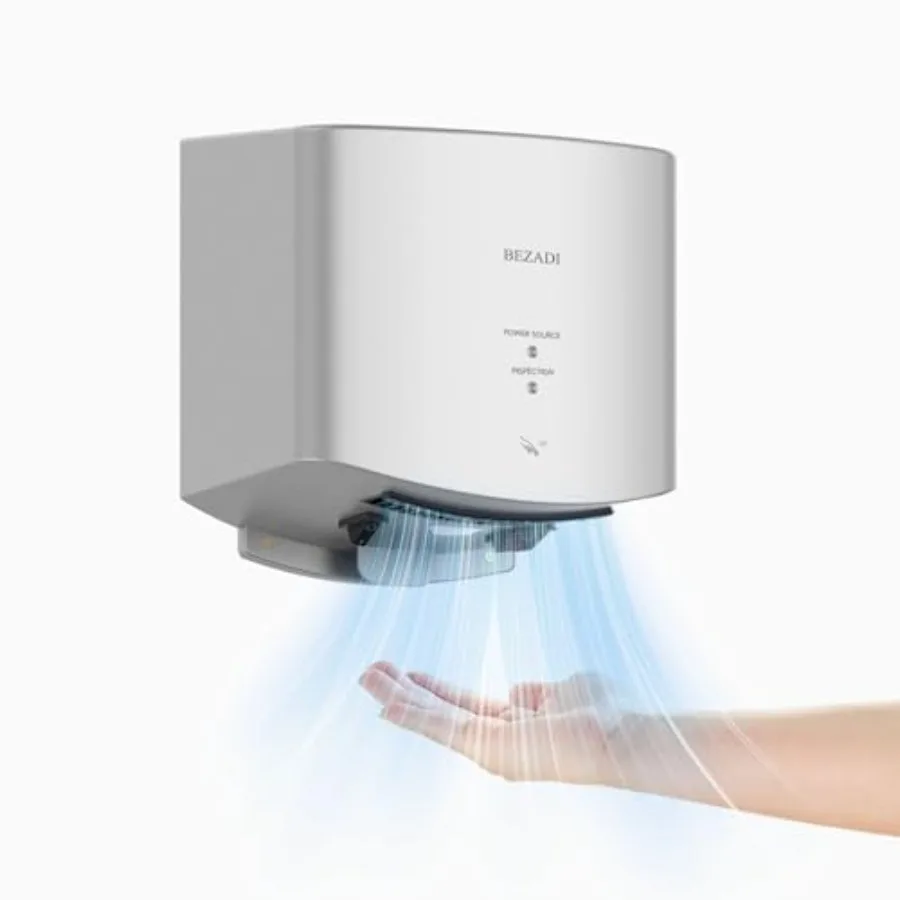 High-Speed Hand Dryer Automatic Hot Cold Airflow, 1250W 110V Wall Mounted Hand Dryer for Home Bathroom, Compact Commercial Hand
High-Speed Hand Dryer Automatic Hot Cold Airflow, 1250W 110V Wall Mounted Hand Dryer for Home Bathroom, Compact Commercial Hand