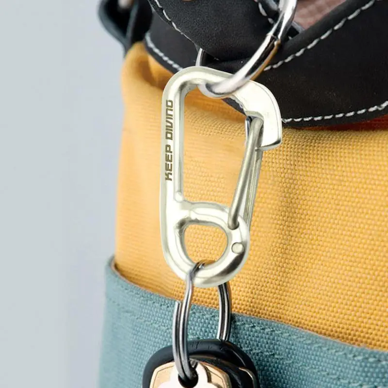 Diving Buckle 316 Stainless Steel Simple Scuba Diving Buckle Clip Carabiner Hooks Camping Hanging Kayak Boat Accessory
Diving Buckle 316 Stainless Steel Simple Scuba Diving Buckle Clip Carabiner Hooks Camping Hanging Kayak Boat Accessory