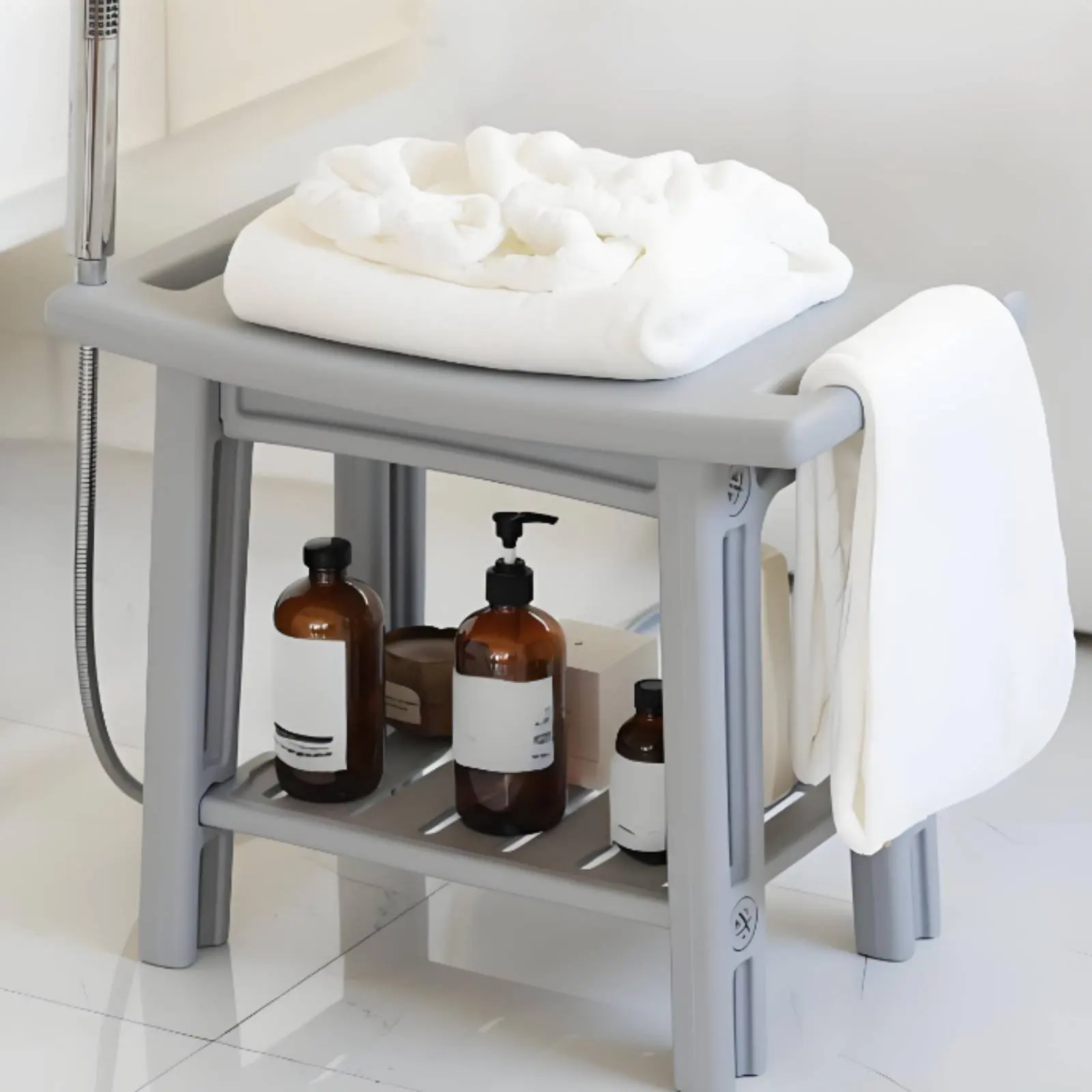 Non-Slip Shower Bench Thickened Shower Bench Bathroom Stool Waterproof Household Furniture Lightweight
Non-Slip Shower Bench Thickened Shower Bench Bathroom Stool Waterproof Household Furniture Lightweight