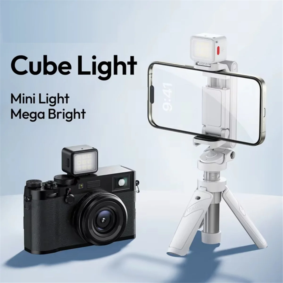 A72P DG01 Cube Light для 3-заполняющего света Видеолампа для камеры смартфона для действия 5/4/3, белый
A72P DG01 Cube Light для 3-заполняющего света Видеолампа для камеры смартфона для действия 5/4/3, белый