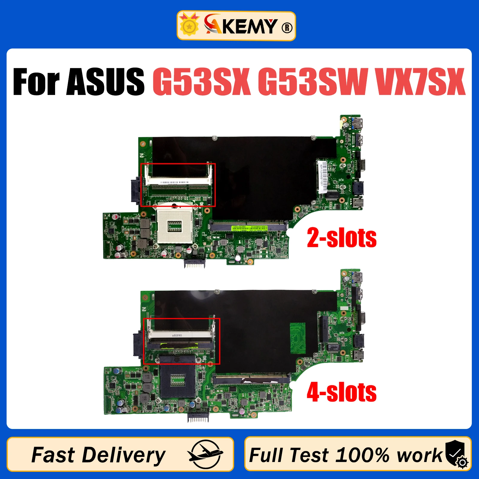 Материнская плата AKEMY G53SX Материнская плата ASUS G53SW VX7 VX7SX G53S HM65 с 4/2 слотами RAM, материнская плата для ноутбука 100%, тест на работу
Материнская плата AKEMY G53SX Материнская плата ASUS G53SW VX7 VX7SX G53S HM65 с 4/2 слотами RAM, материнская плата для ноутбука 100%, тест на работу