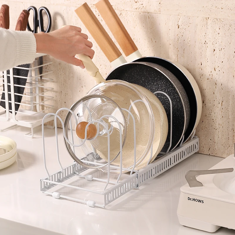 Cabinet, pot, and utensil storage rack, multifunctional, hole free, adjustable kitchen utensils, pot lid storage rack, counterto
Cabinet, pot, and utensil storage rack, multifunctional, hole free, adjustable kitchen utensils, pot lid storage rack, counterto
