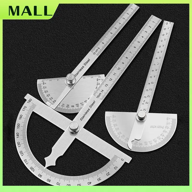 MALL Protractor Indexing Gauge Stainless Steel 180 Degree Semicircle Carpenter's Square
MALL Protractor Indexing Gauge Stainless Steel 180 Degree Semicircle Carpenter's Square